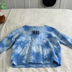 Vans Blue Tie-Dye Sweatshirt